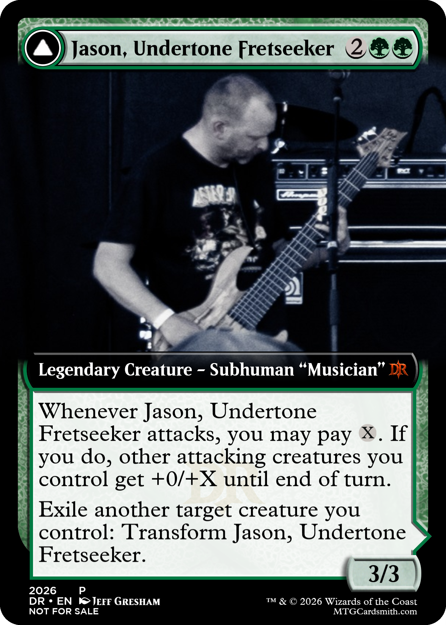 *FOIL* Jason Undertone Fretseeker *FOIL*